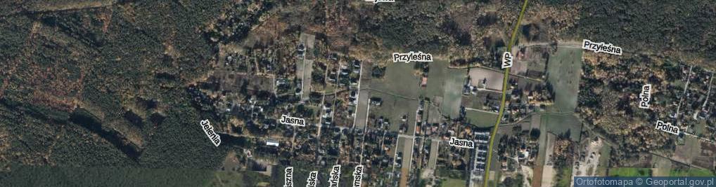 Zdjęcie satelitarne Rajska ul.